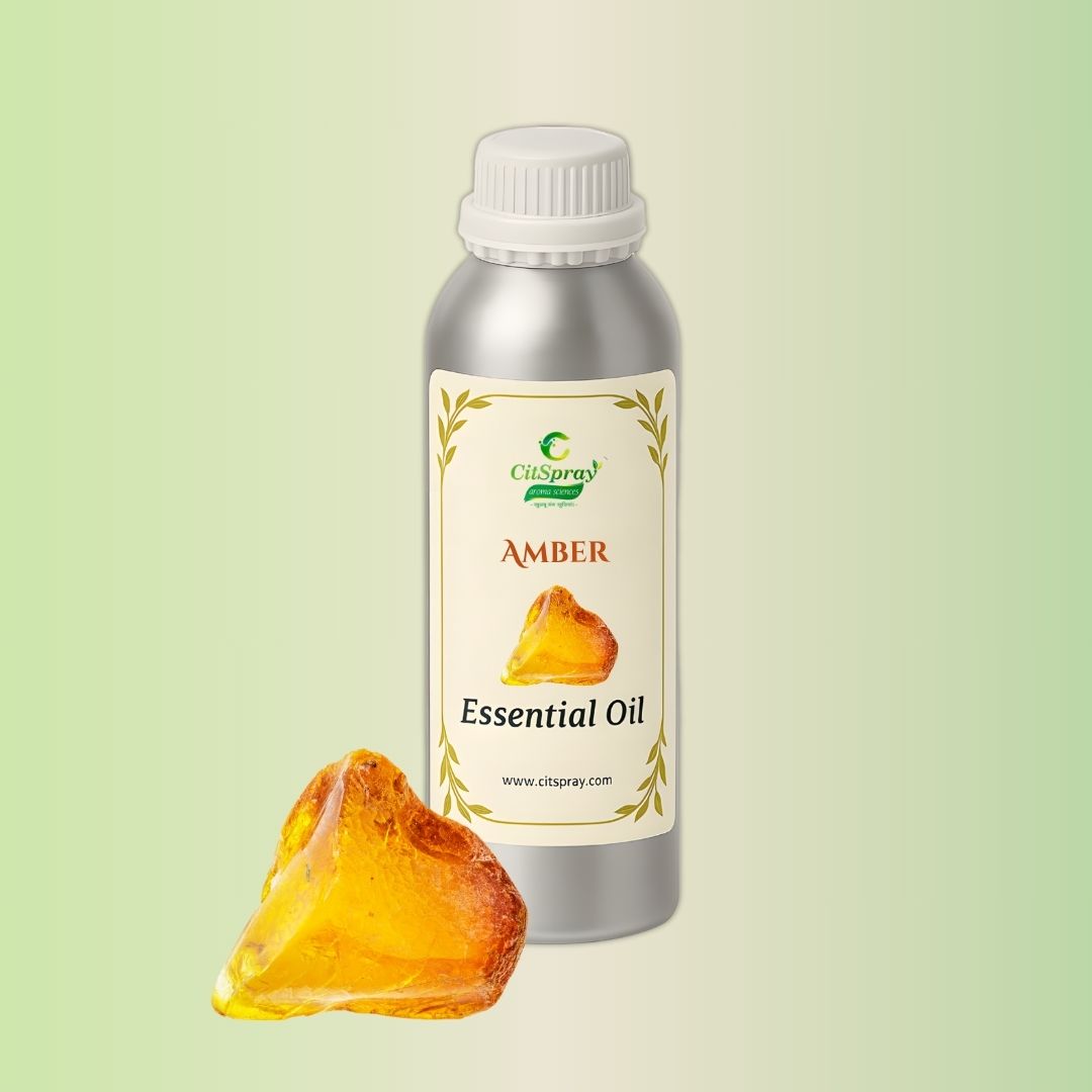 Aluminum bottle of Amber Essential Oil by CitSpray.