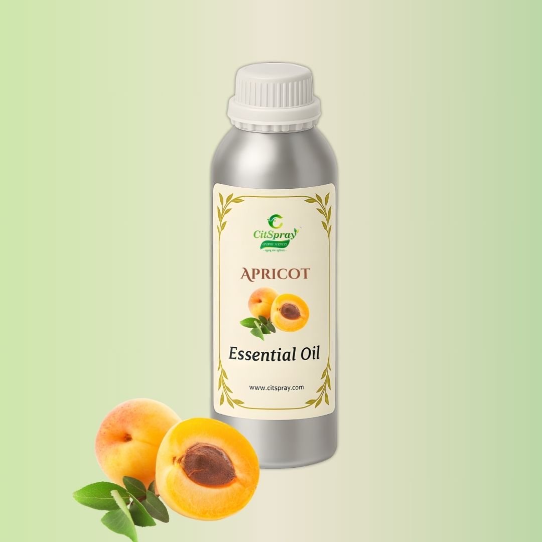 Apricot Essential Oil by CitSpray: Aluminum bottle of apricot kernel oil.